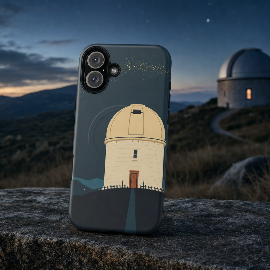 iPhone Hilltop Observatory Premium MagSafe Case lifestyle image