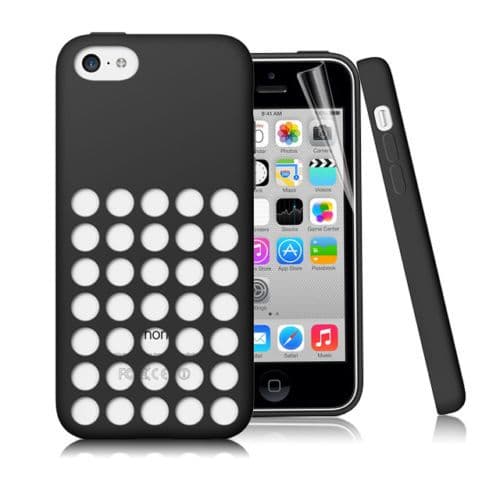 iPhone 5C Silicone Retro Dot Cover Case
