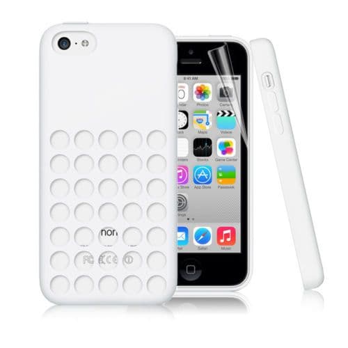 iPhone 5C Silicone Retro Dot Cover Case