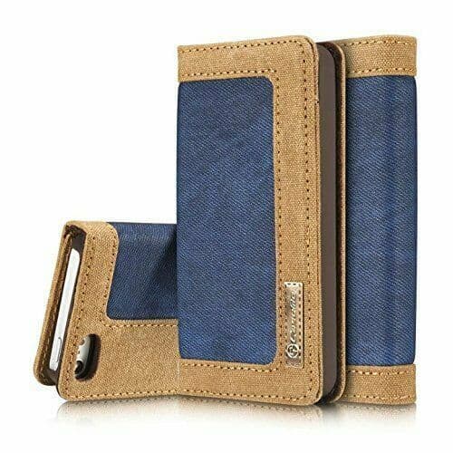 iPhone Canvas Wallet Case Cover