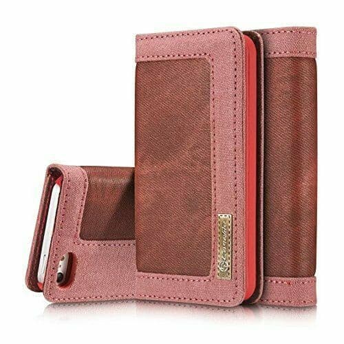 iPhone Canvas Wallet Case Cover