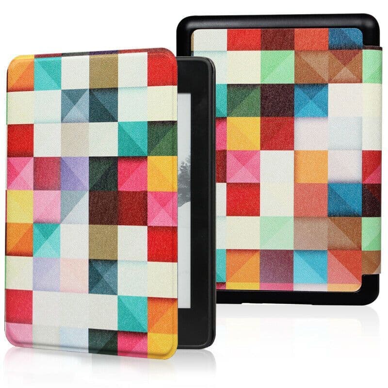 Kindle 10th Smart Case Cover Colour Squares