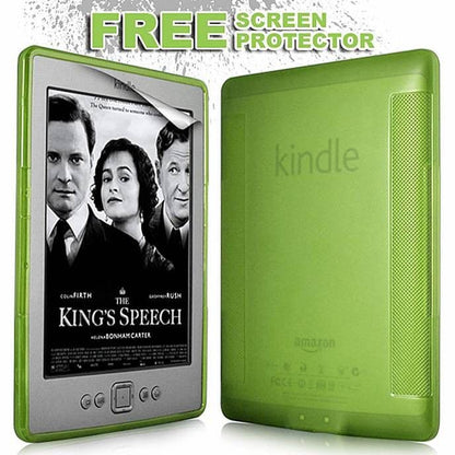 KINDLE 4 GREEN GEL SKIN COVER