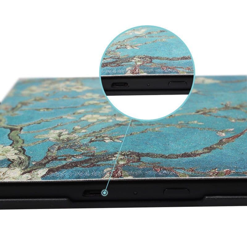 Kindle Smart Case Cover Almond Blossom