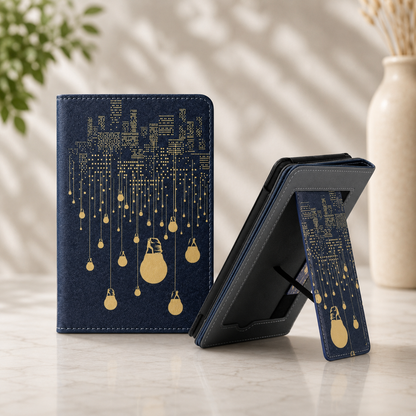 Kindle 11th Generation City Lights Case with Stand & Hand Strap