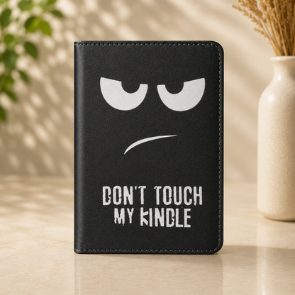Kindle 11th Gen Don't Touch My Case with Stand & Hand Strap