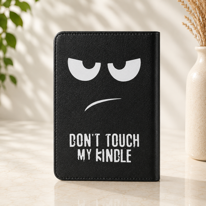 Kindle 11th Gen Don't Touch My Case with Stand & Hand Strap