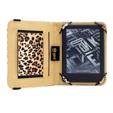 Leopard Print Kindle Case with Slim LED Light