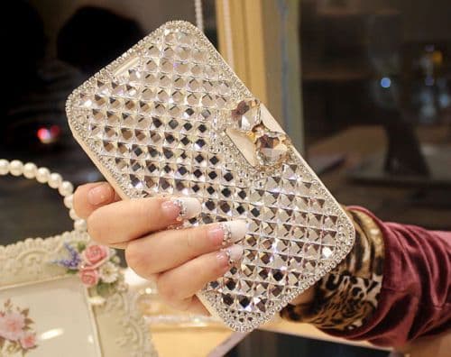 Samsung Galaxy S5 Mini Bling Crystal Case Stand Cover
