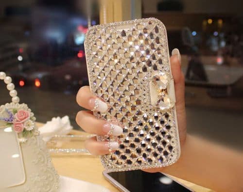 Samsung Galaxy S5 Mini Bling Crystal Case Stand Cover
