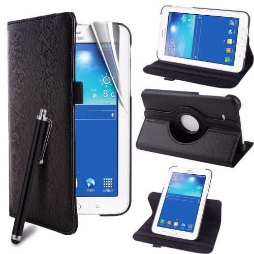 Samsung Galaxy Tab 3 7 Lite 360 Swivel Stand Case Cover
