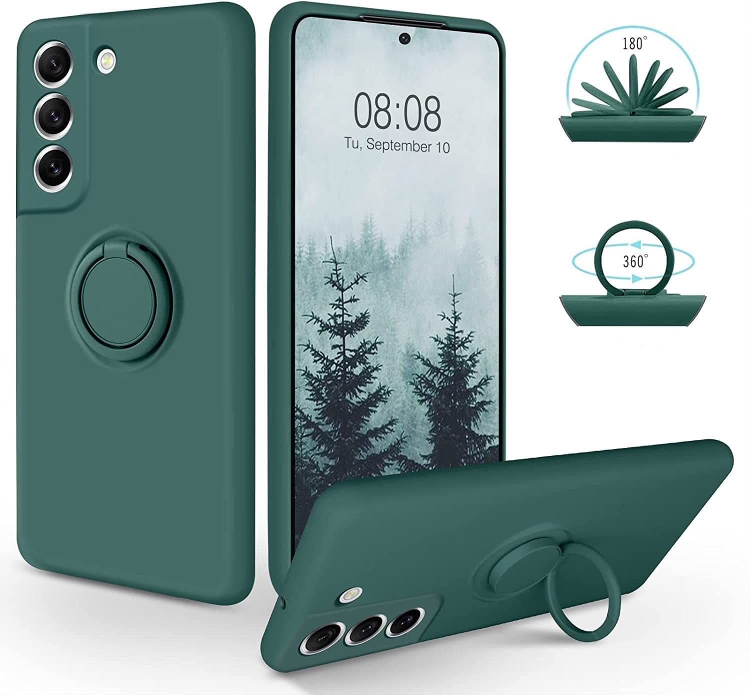 Samsung Silicone Ring Holder Case Cover